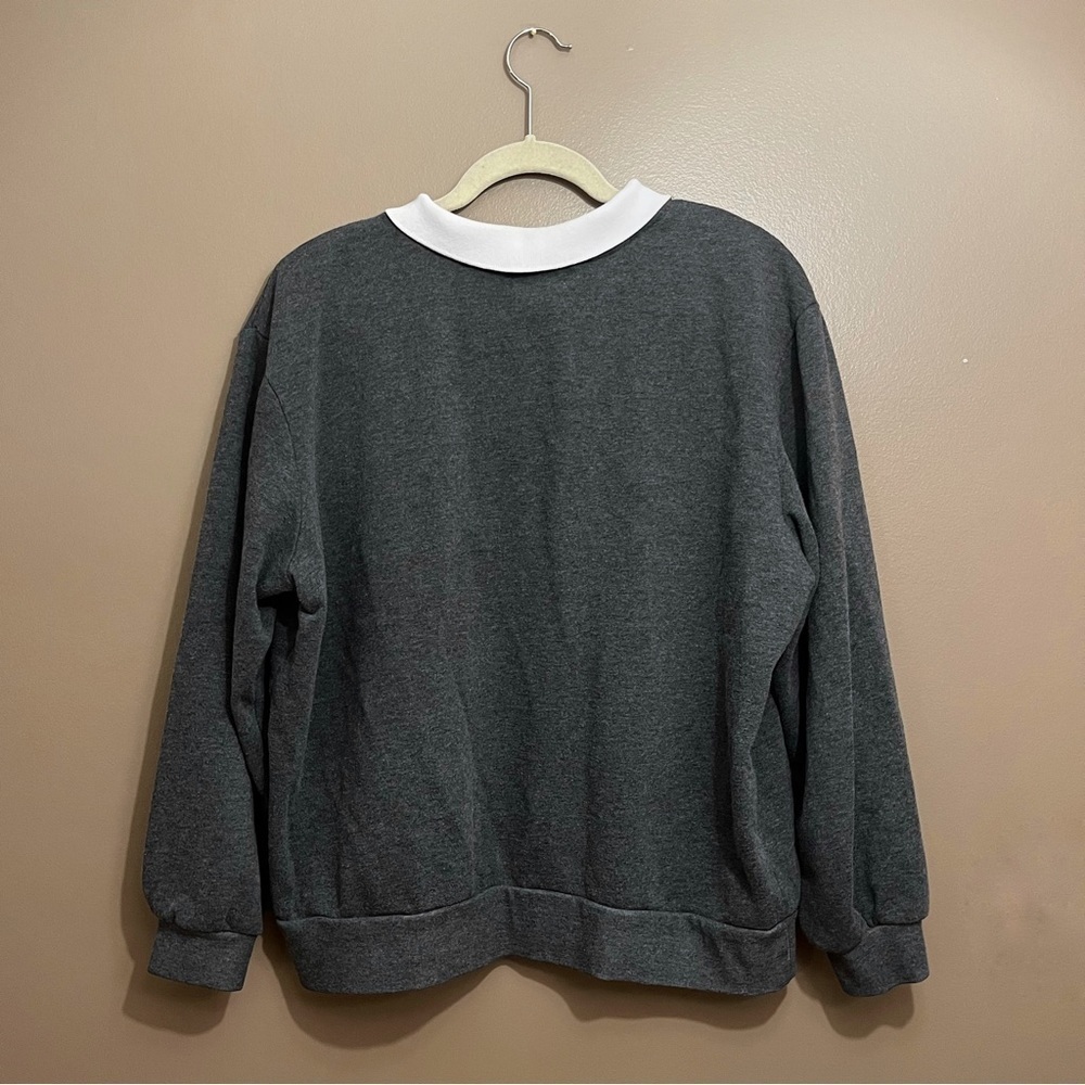 Vintage Anthony Richards Collared Embroidered Swe… - image 4